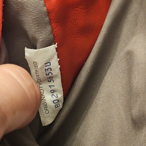 Bottega Veneta Red Crossbody Leather Bag With Original Dustbag - Picture 8 of 13